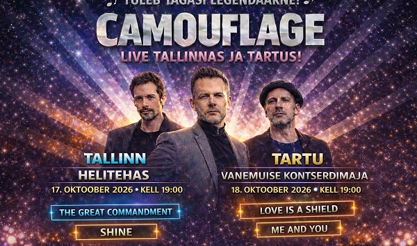 Saksa s�ndipopi suurkuju Camouflage esineb Eestis 17. ja 18. oktoobril